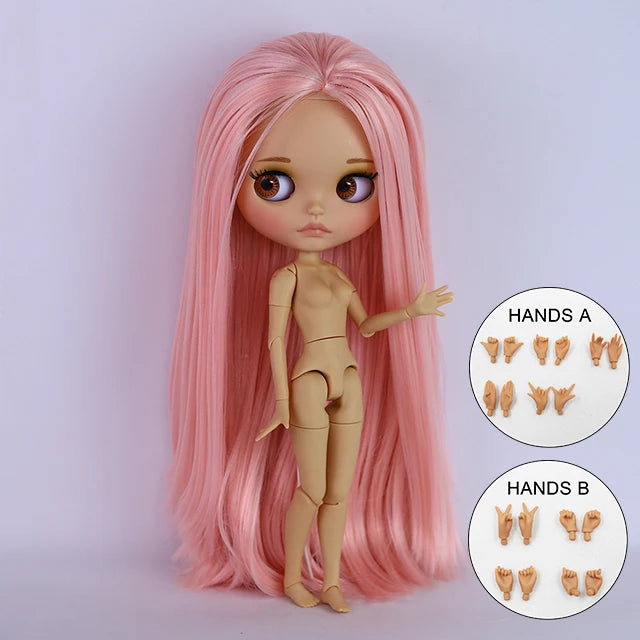 ICY DBS Blyth Doll 30CM BJD – Brown Skin Matte Face Anime Girl