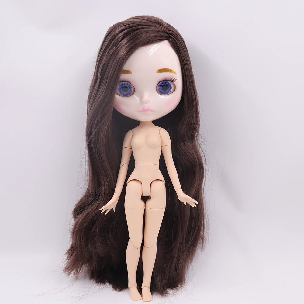 ICY DBS Blyth Doll 30CM BJD – Natural Shiny Face with Extra Hands