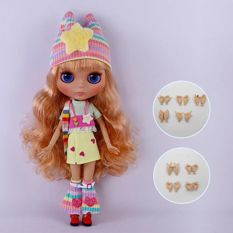 ICY DBS Blyth Doll 30CM BJD – Tan Skin Matte Face Neo Anime