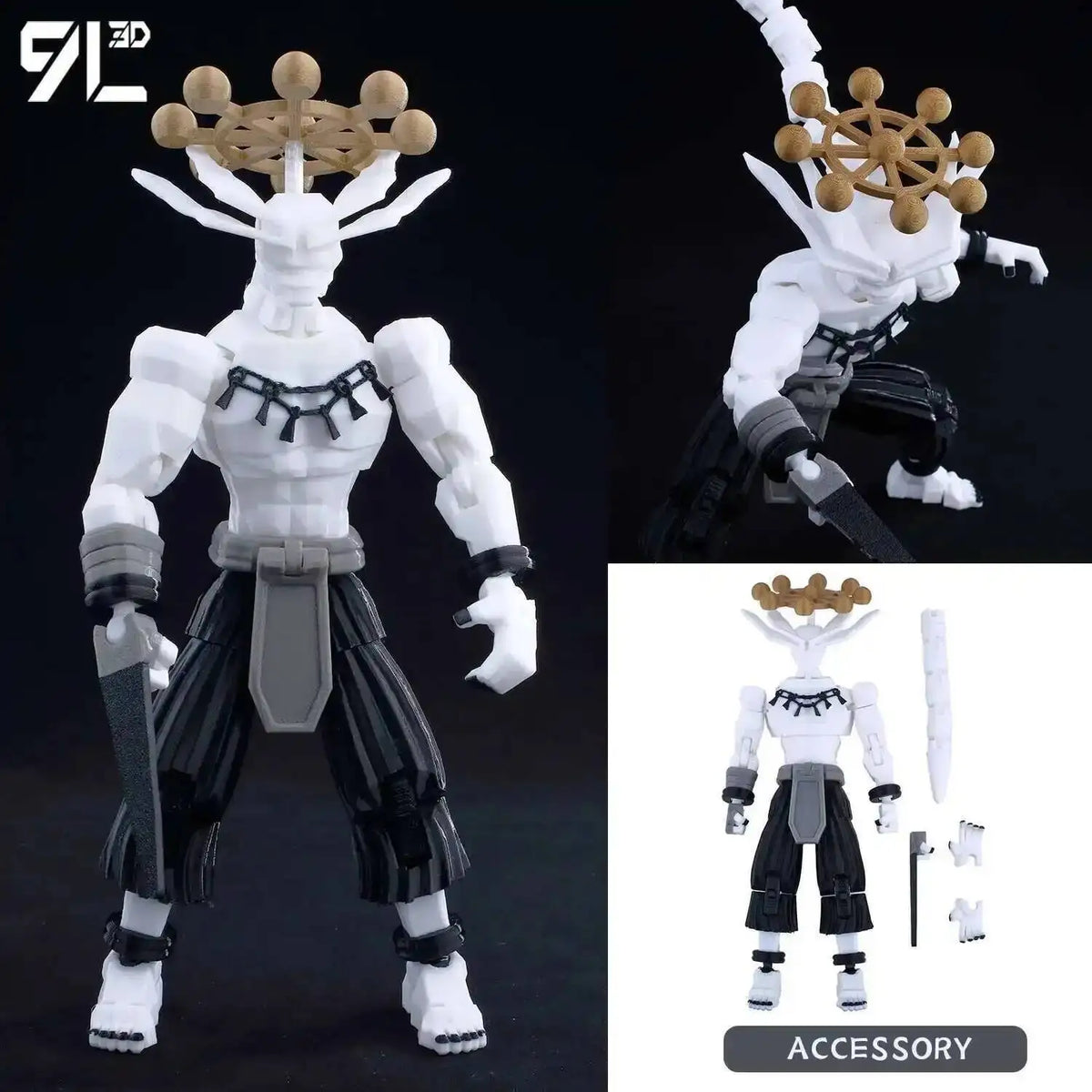 Jujutsu Kaisen Gojo & Kenjaku – 14cm Multi-Joint Figure