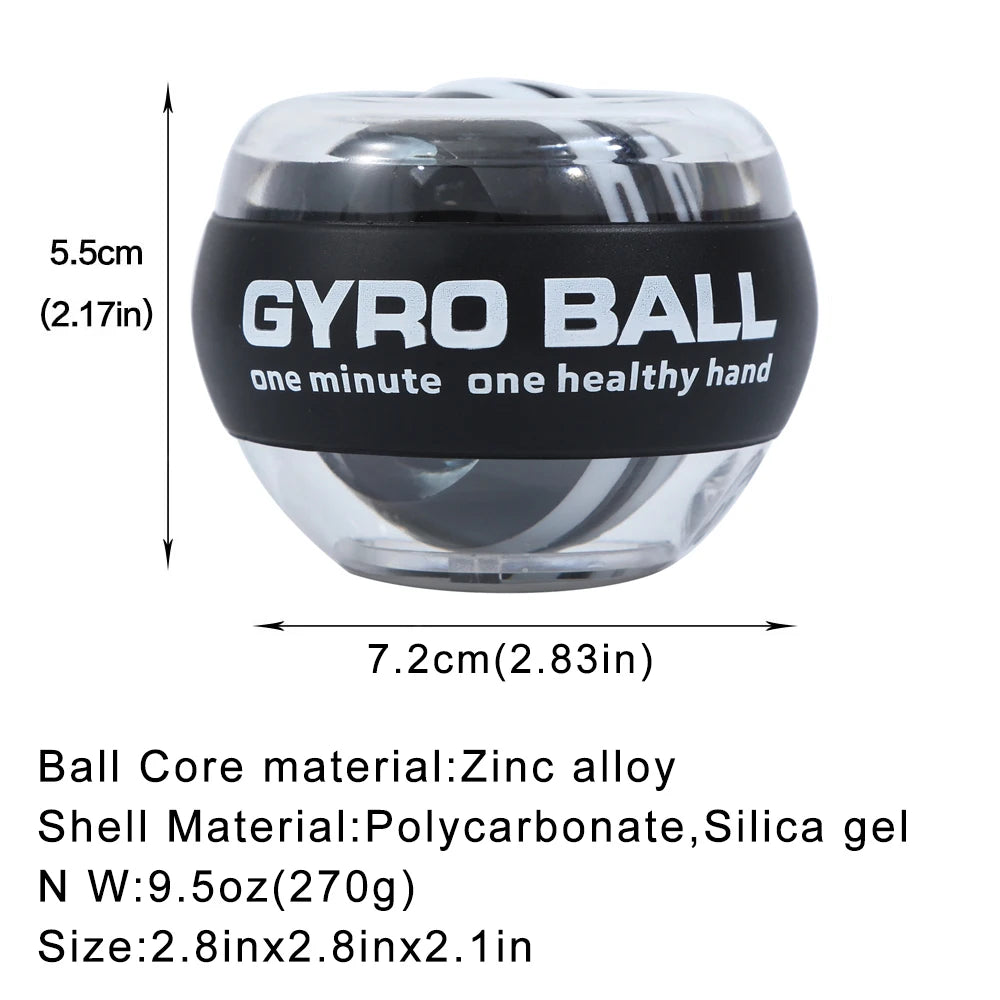 Self-Starting Wrist Gyro Ball – Forearm & Wrist Strength Trainer