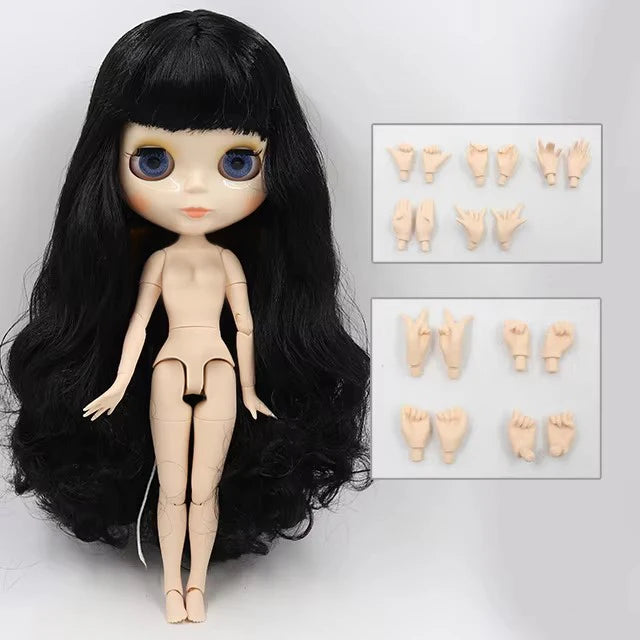 ICY DBS Blyth Doll 30CM BJD – White Skin Shiny & Matte Face Special