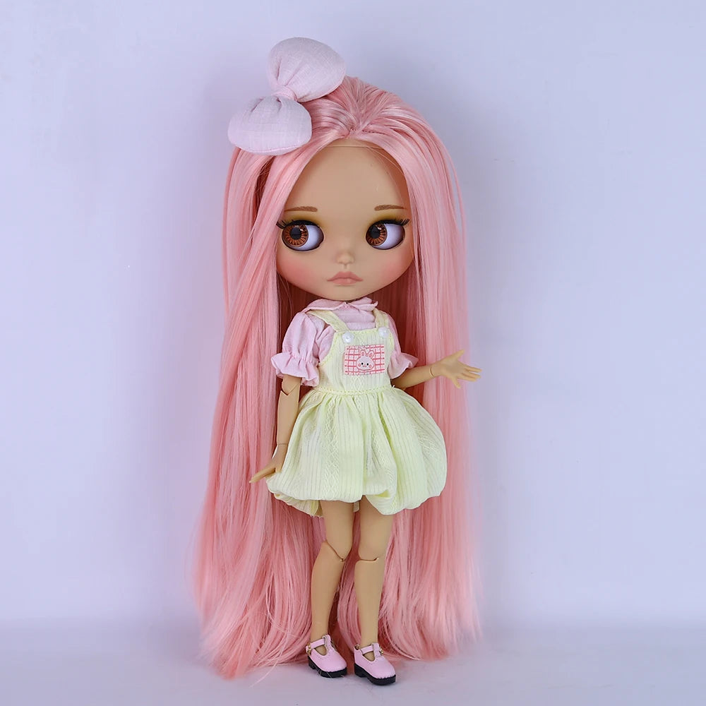 ICY DBS Blyth Doll 30CM BJD – Brown Skin Matte Face Anime Girl