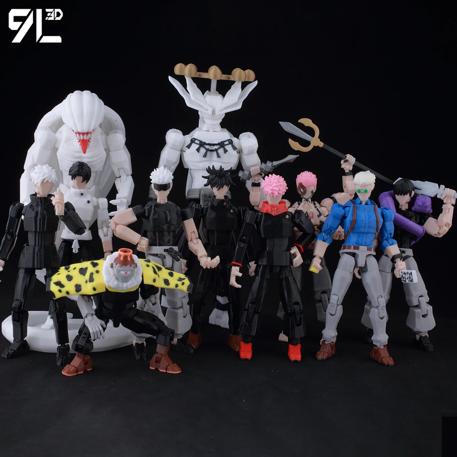 9L3D T13 Jujutsu Kaisen Itadori Figure LUCKY13 Training Ver. JJK Titan13 Multi-Jointed Movable Dummy13 Stress Relief Toys Gifts