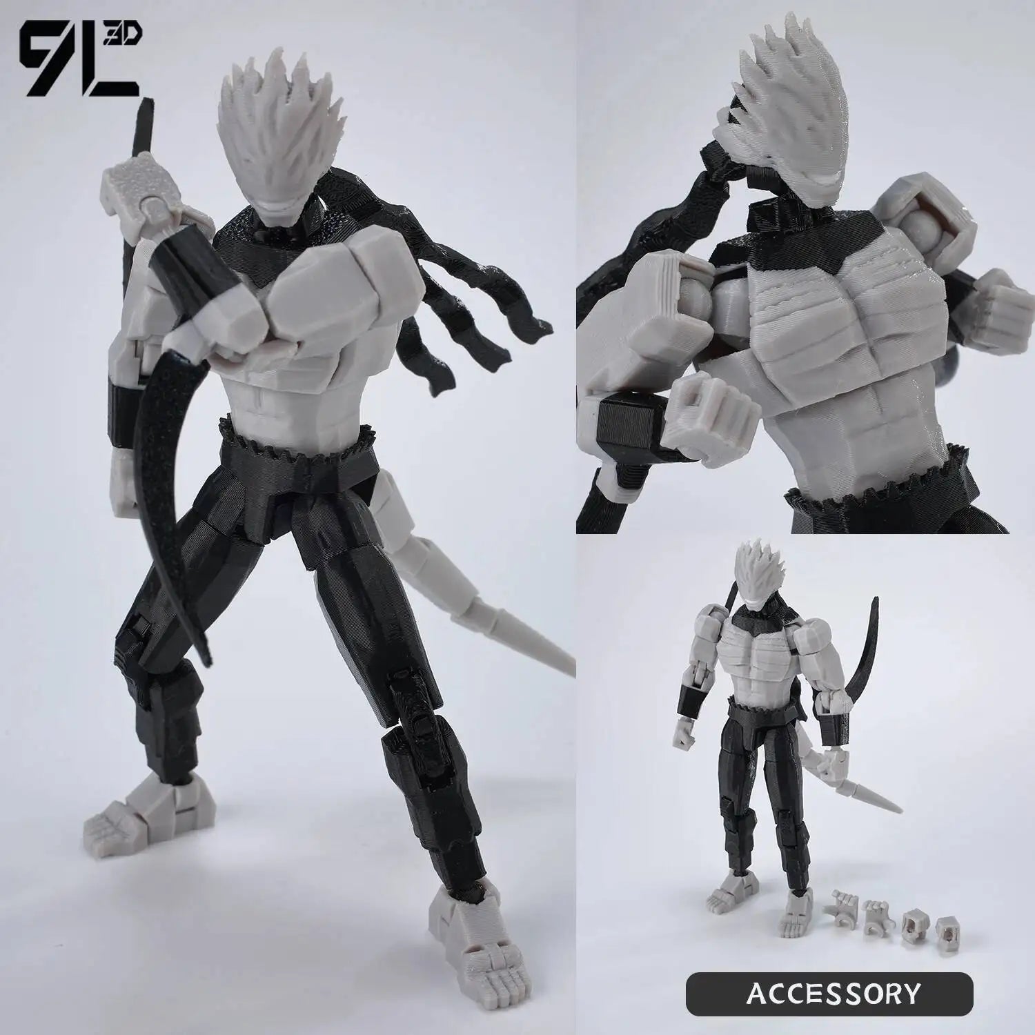 Jujutsu Kaisen Gojo & Kenjaku – 14cm Multi-Joint Figure