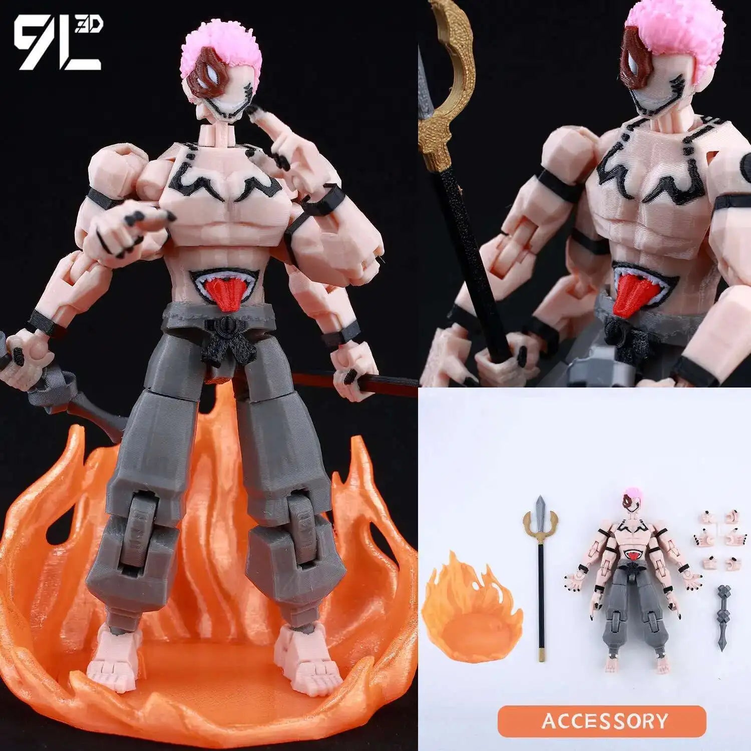 Jujutsu Kaisen Itadori Multi-Jointed Movable Figure – LUCKY13 Training Ver. Stress Relief Toy