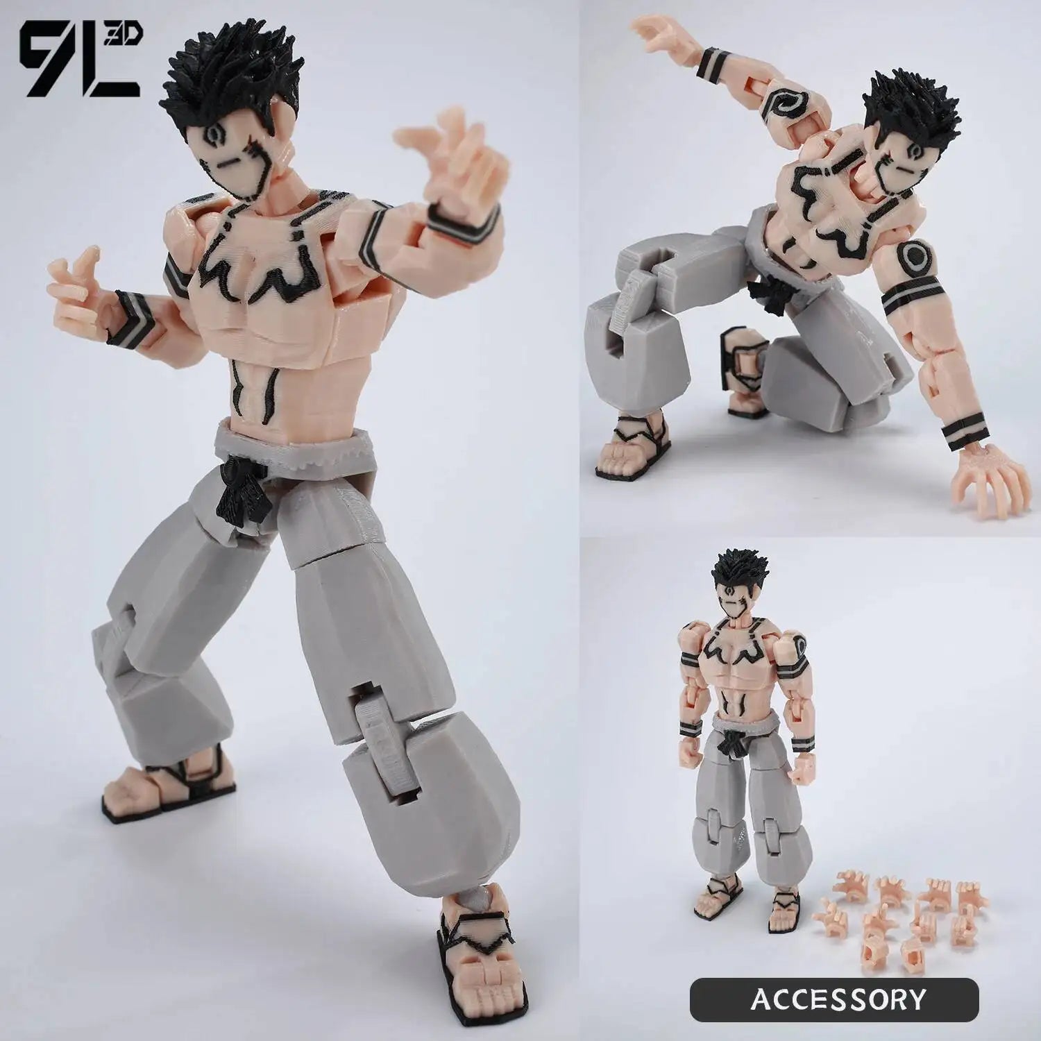Jujutsu Kaisen Gojo & Kenjaku – 14cm Multi-Joint Figure