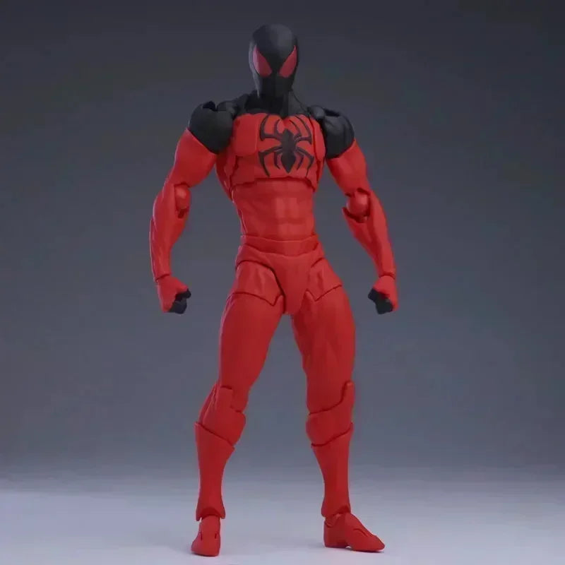 Spider-Man Symbiote & Scarlet Spider Action Figure Set – 16cm Collectible