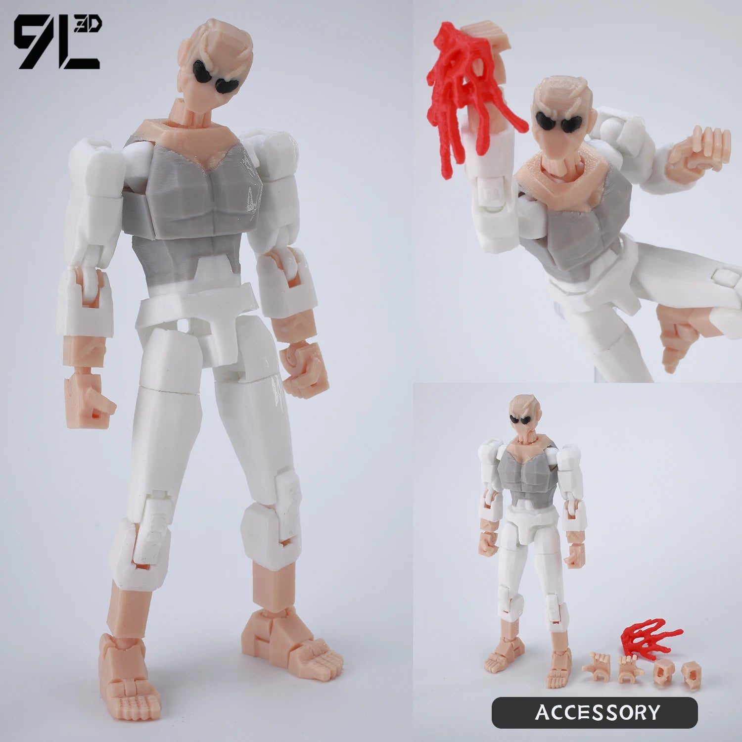 Invincible 2.0 Multi-Jointed Action Figure – 14cm 3D Printed Collectible