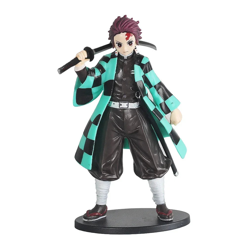Demon Slayer Sitting Action Figures – Tanjiro, Nezuko, Rengoku & More