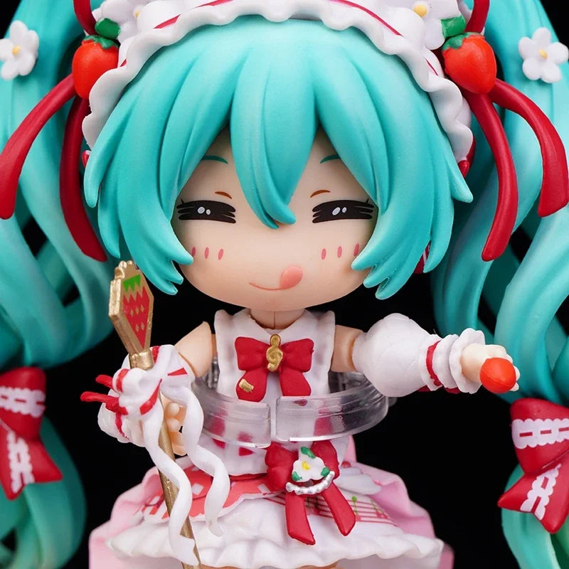 Hatsune Miku 15th Anniversary Strawberry Edition Figure | 10cm PVC Anime Collectible
