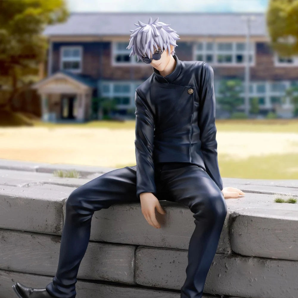 Jujutsu Kaisen Action Figures – Geto Suguru, Gojo Satoru & Fushiguro Toji Sitting Pose Set