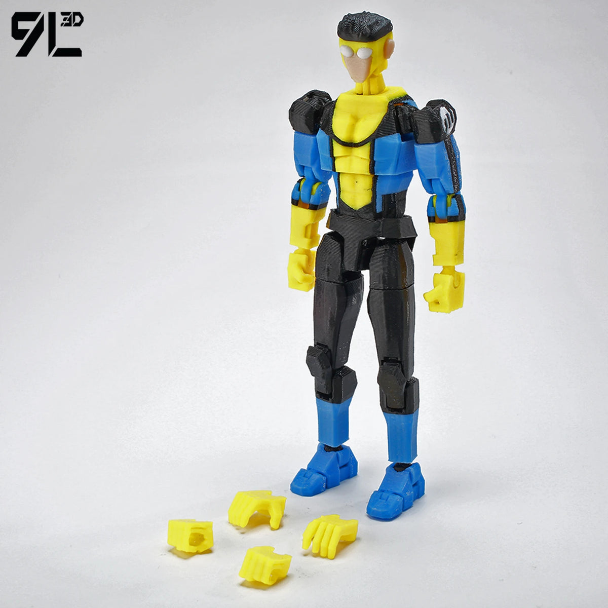 Mark Grayson Invincible Bulletproof Action Figure – 3D Printed Anime Collectible