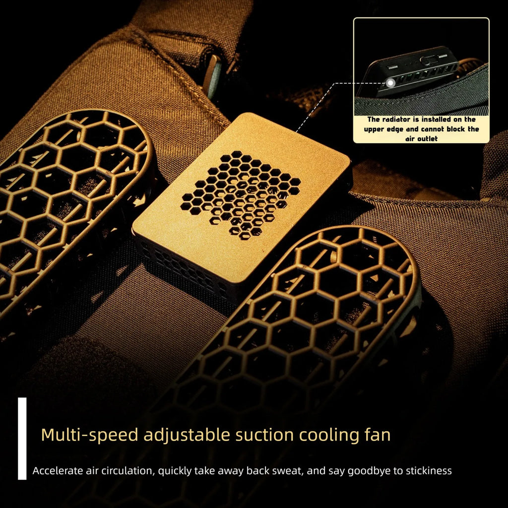 Tactical Vest Breathable Cushion 3D Stereo Shock Absorption Pad Multifunctional Universal Backpack Breathable Mat Pressure Relie