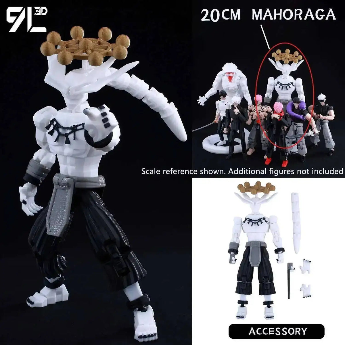 Jujutsu Kaisen Gojo & Kenjaku – 14cm Multi-Joint Figure