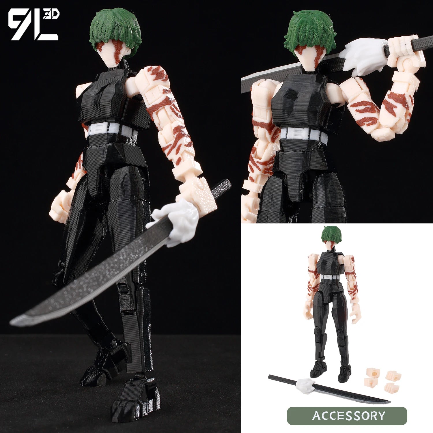 9L3D T13 Jujutsu Kaisen Itadori Figure LUCKY13 Training Ver. JJK Titan13 Multi-Jointed Movable Dummy13 Stress Relief Toys Gifts