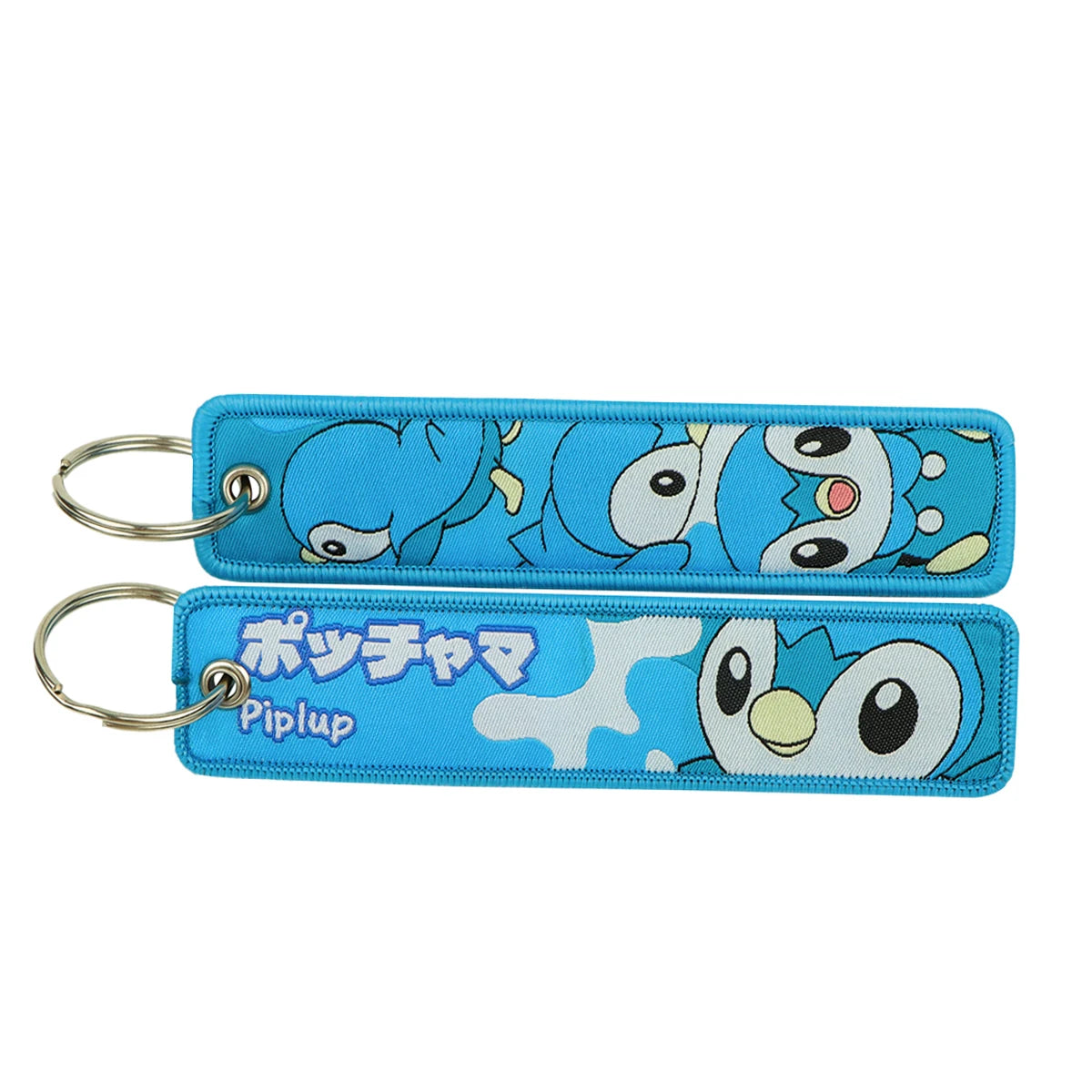 Japanese Anime Elf Monsters Keychain for Cars Backpack Key Holders Embroidery Keyrings Key Tag Jet Tag Accessories Gifts 1pcs