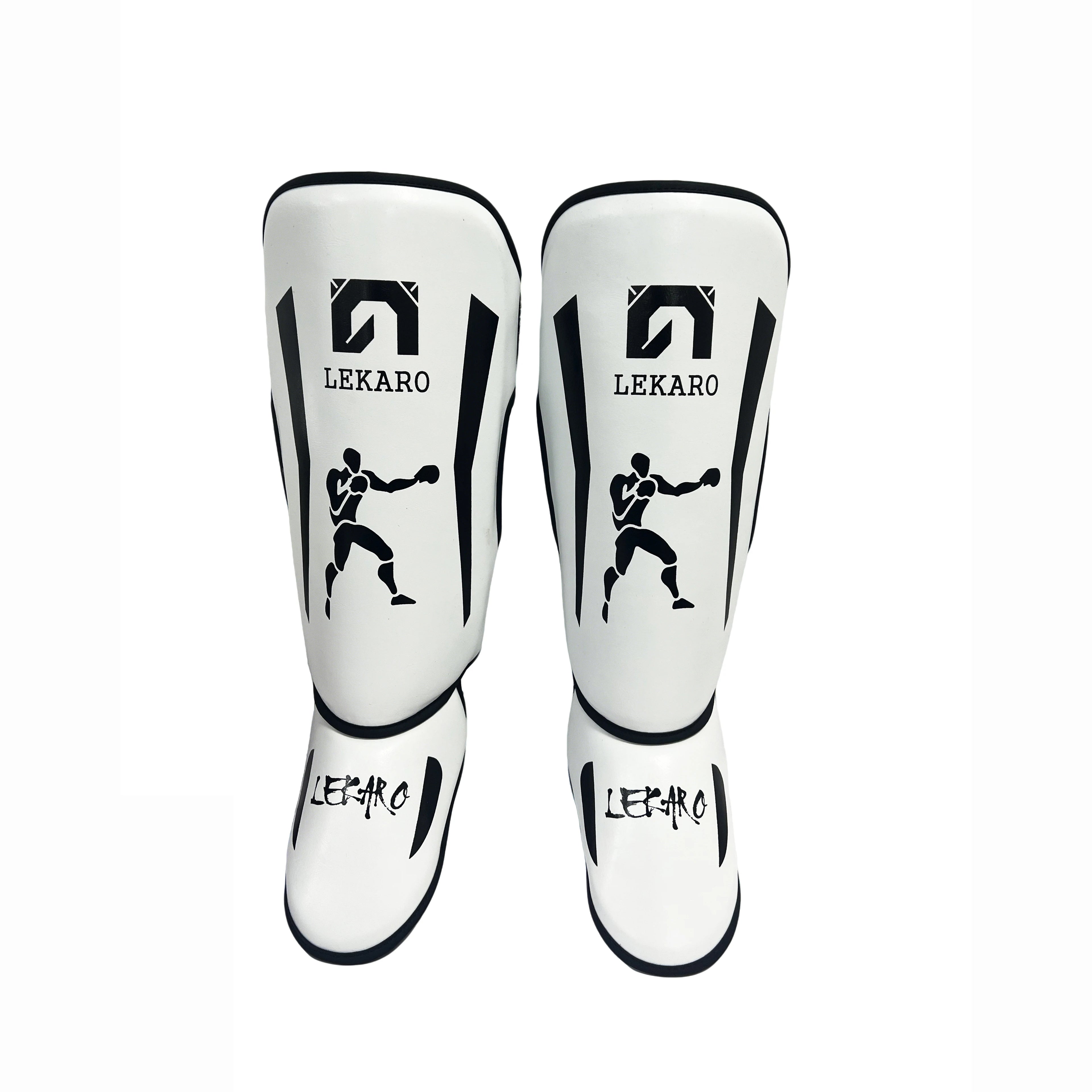 Adult Boxing Shin Guards with Instep Protection | Muay Thai & MMA Gear