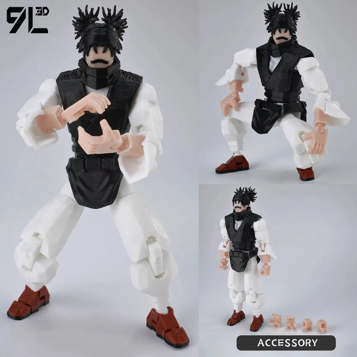 Jujutsu Kaisen Gojo & Kenjaku – 14cm Multi-Joint Figure