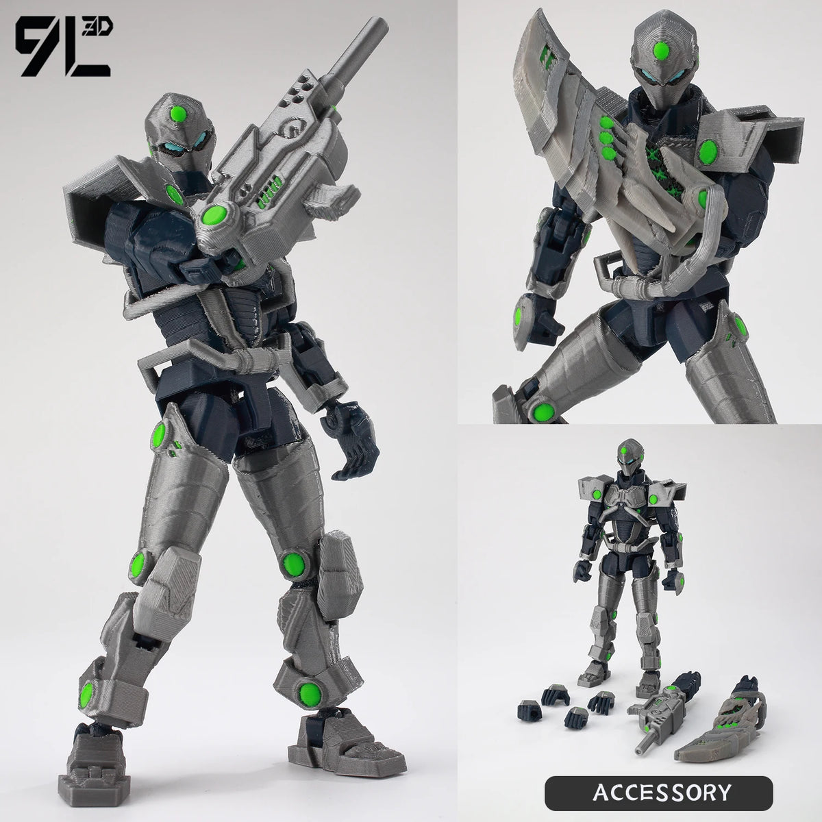 Mark Grayson Invincible Bulletproof Action Figure – 3D Printed Anime Collectible