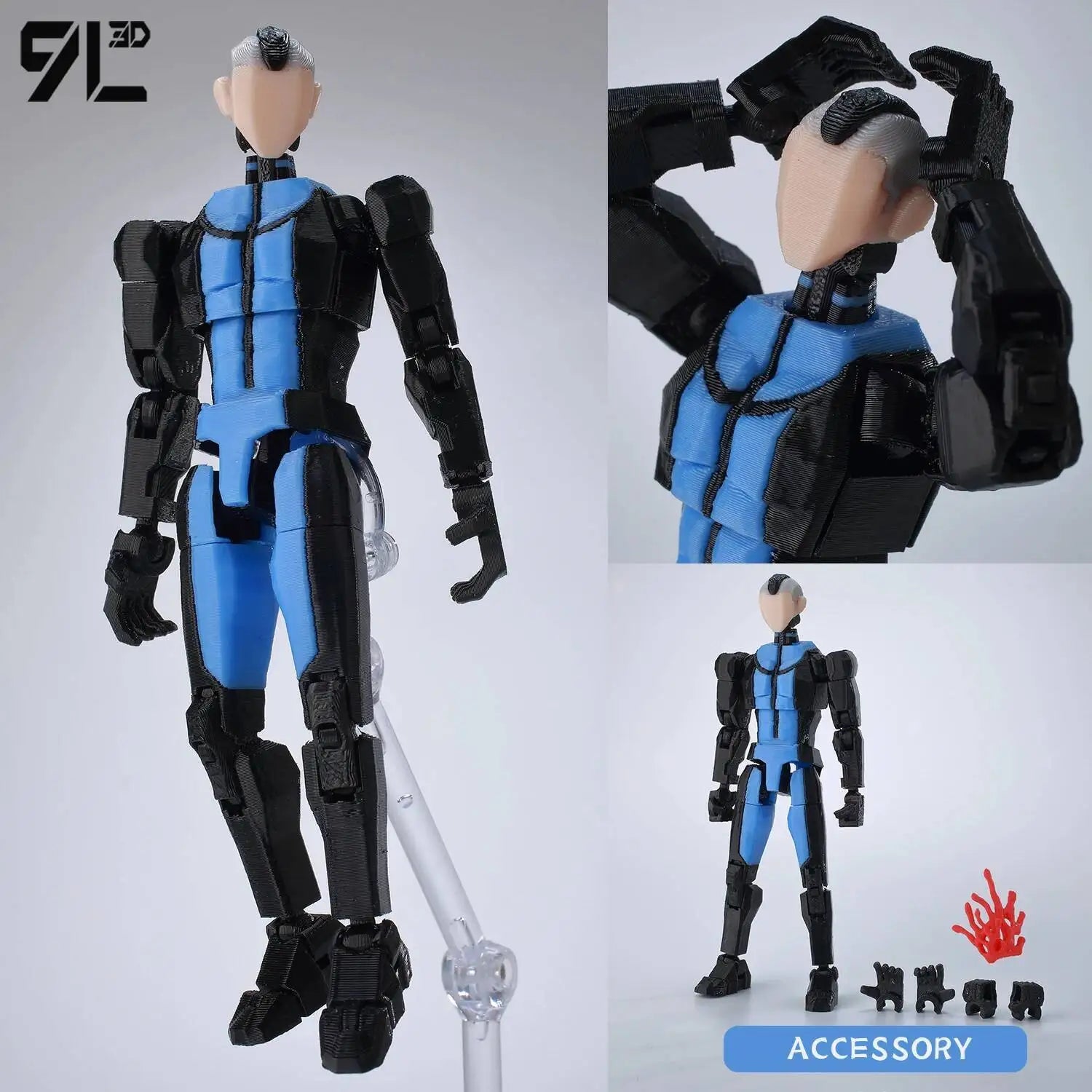 Invincible 2.0 Multi-Jointed Action Figure – 14cm 3D Printed Collectible