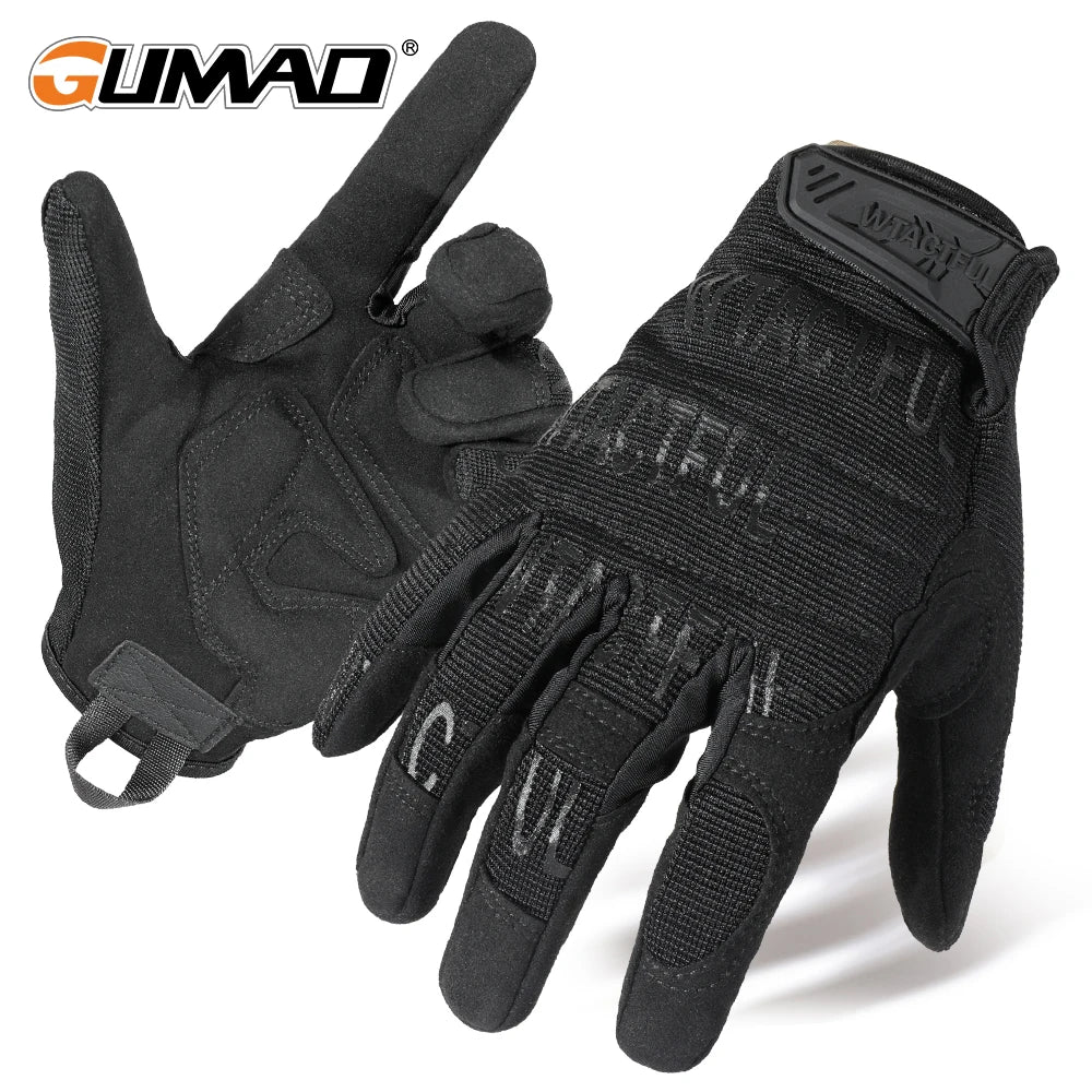 Men Tactical Gloves Touch Screen Sport Outdoor Paintball Combat Hiking Hunting Riding Bike Non-slip Breathable Cycling Equipment