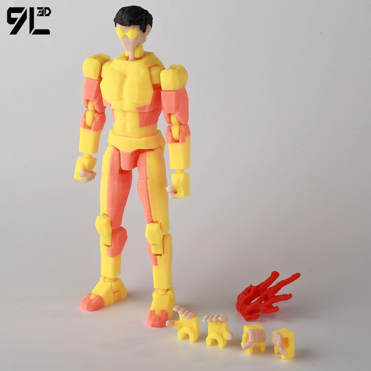 Mark Grayson Invincible Bulletproof Action Figure – 3D Printed Anime Collectible