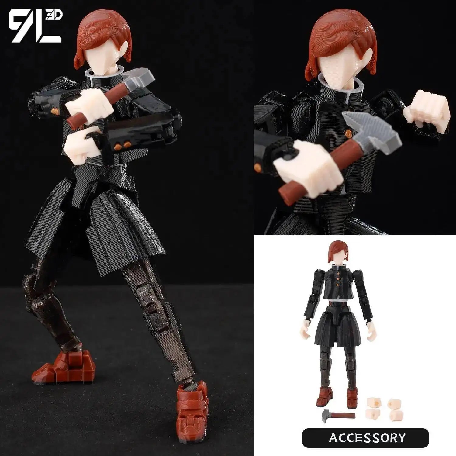 Jujutsu Kaisen Gojo & Kenjaku – 14cm Multi-Joint Figure