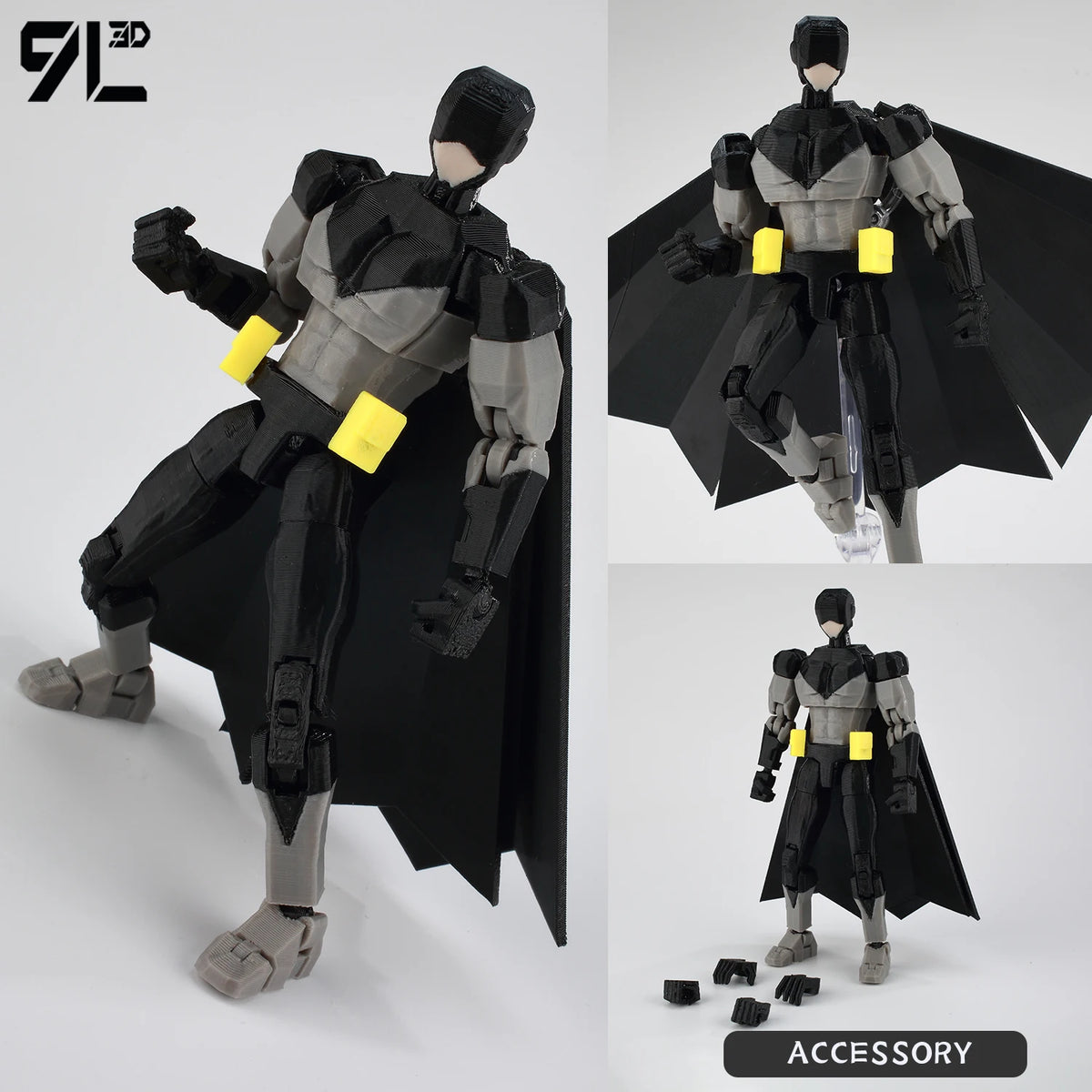 Mark Grayson Invincible Bulletproof Action Figure – 3D Printed Anime Collectible