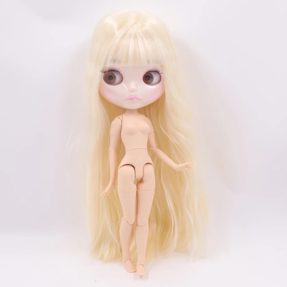 ICY DBS Blyth Doll 30CM BJD – Natural Shiny Face with Extra Hands
