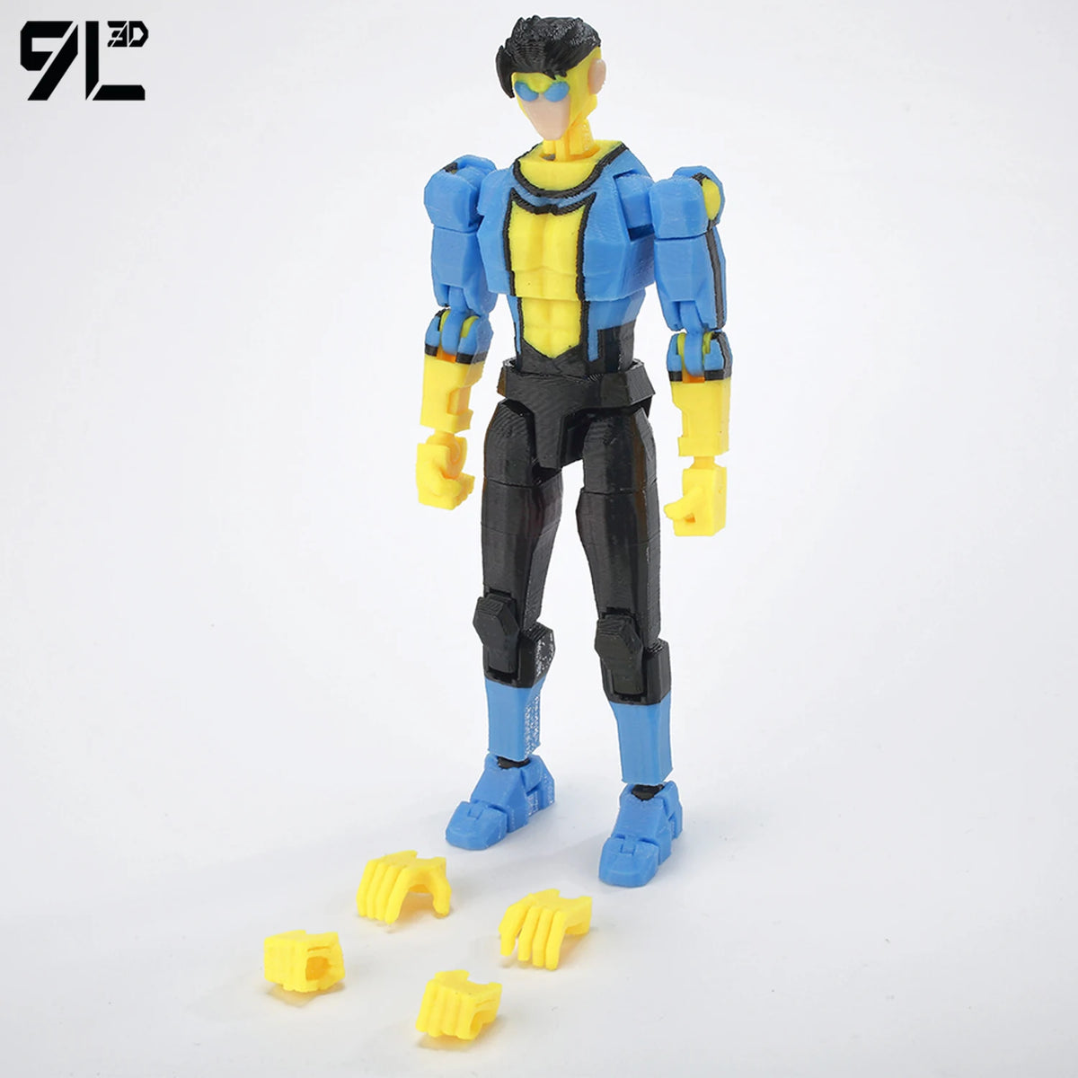 Mark Grayson Invincible Bulletproof Action Figure – 3D Printed Anime Collectible