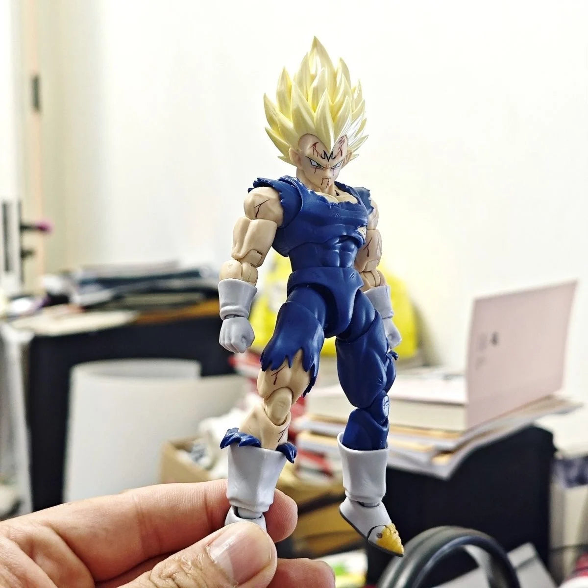Dragon Ball Majin Vegeta Battle Damage Figure – SHF-Compatible