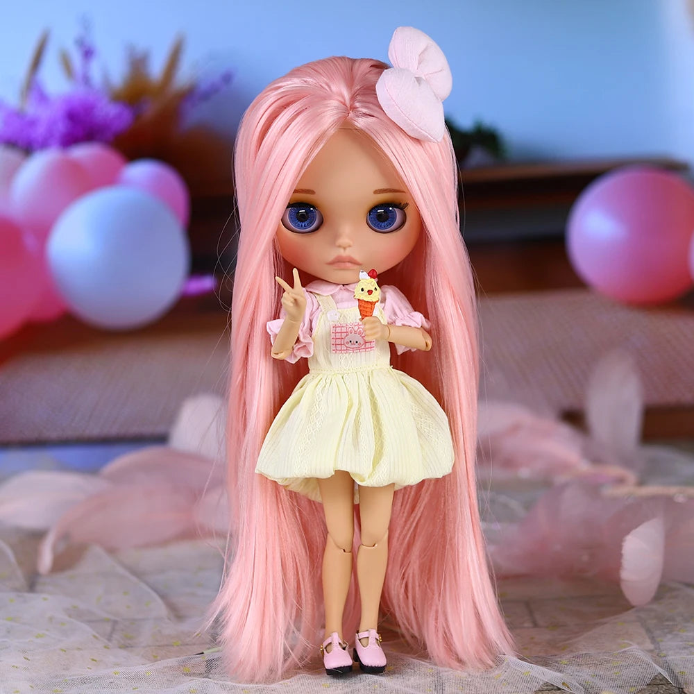 ICY DBS Blyth Doll 30CM BJD – Brown Skin Matte Face Anime Girl