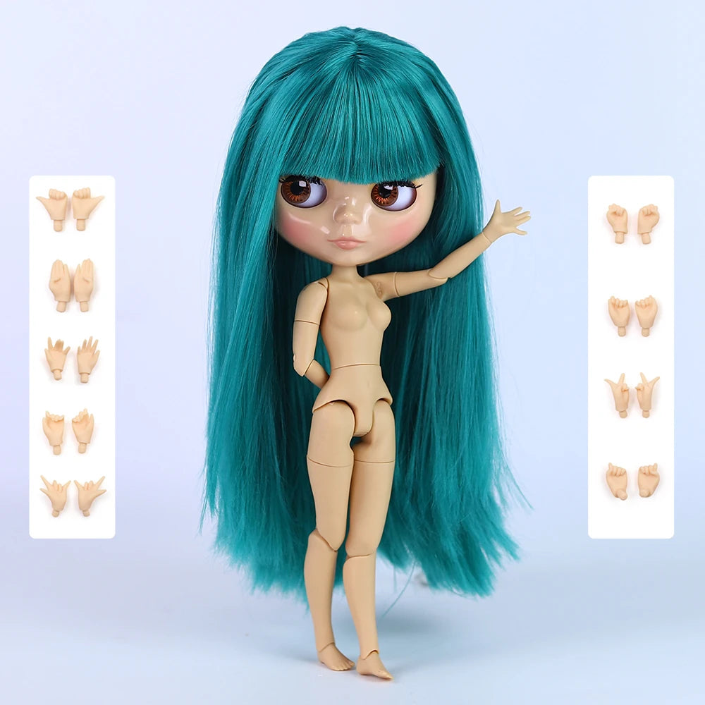 ICY DBS Blyth Doll 30CM BJD – White Face DIY Fashion Doll with AB Panel