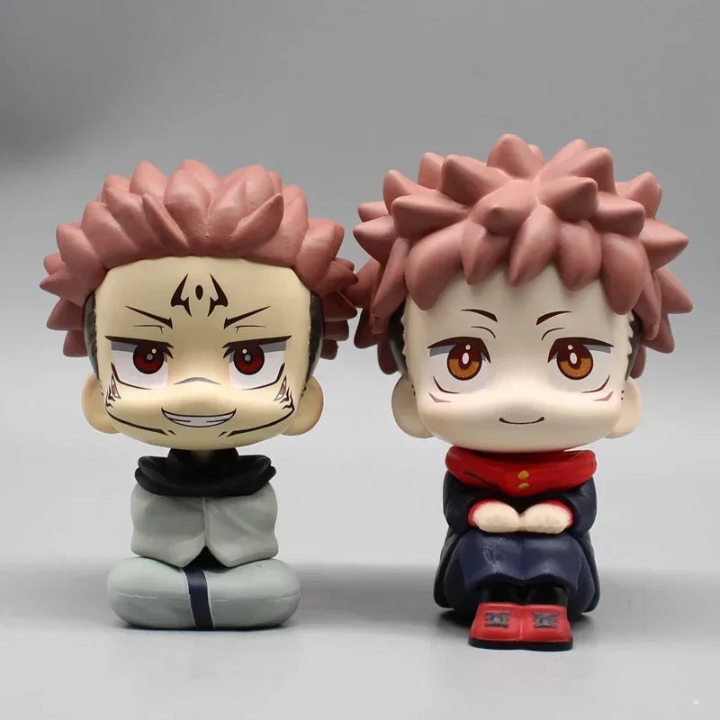 Jujutsu Kaisen Full Character PVC Action Figure Set – Sukuna, Itadori, Geto, Gojo & Nanami
