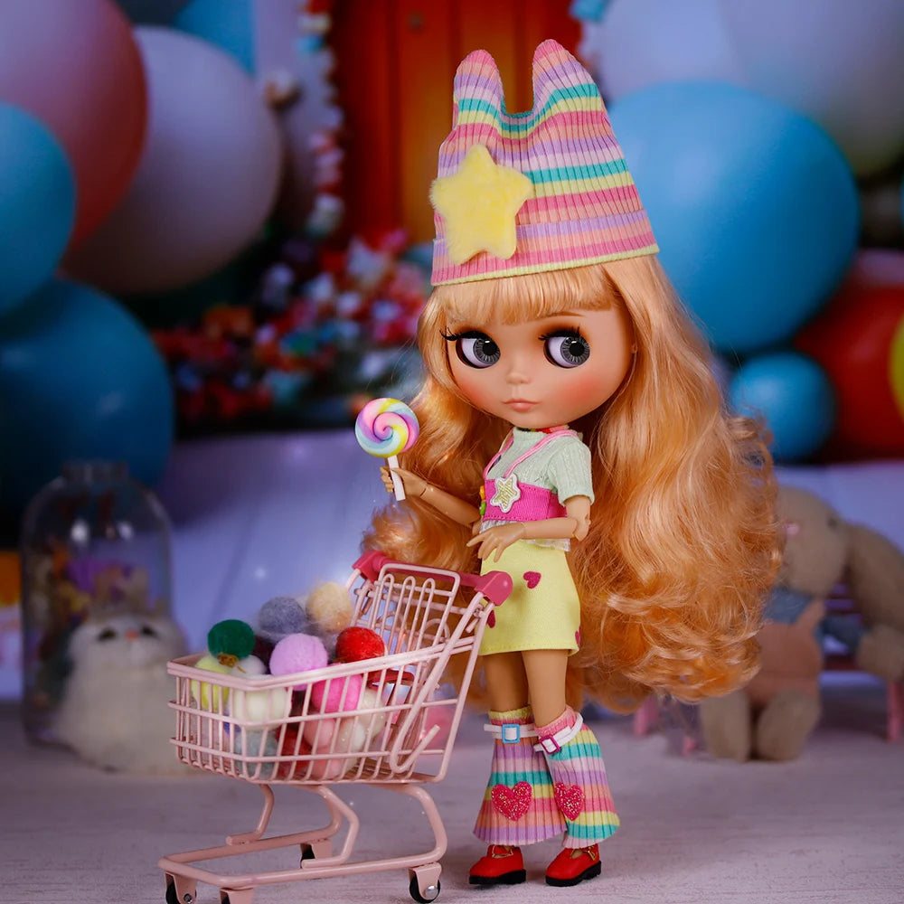 ICY DBS Blyth Doll 30CM BJD – Tan Skin Matte Face Neo Anime