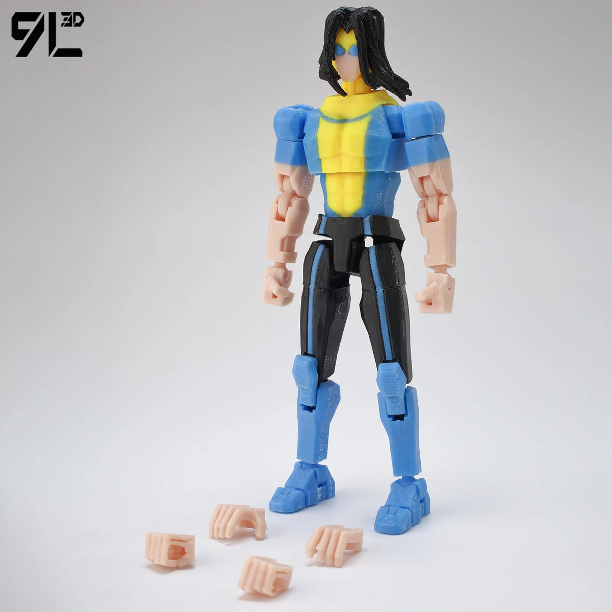 Mark Grayson Invincible Bulletproof Action Figure – 3D Printed Anime Collectible