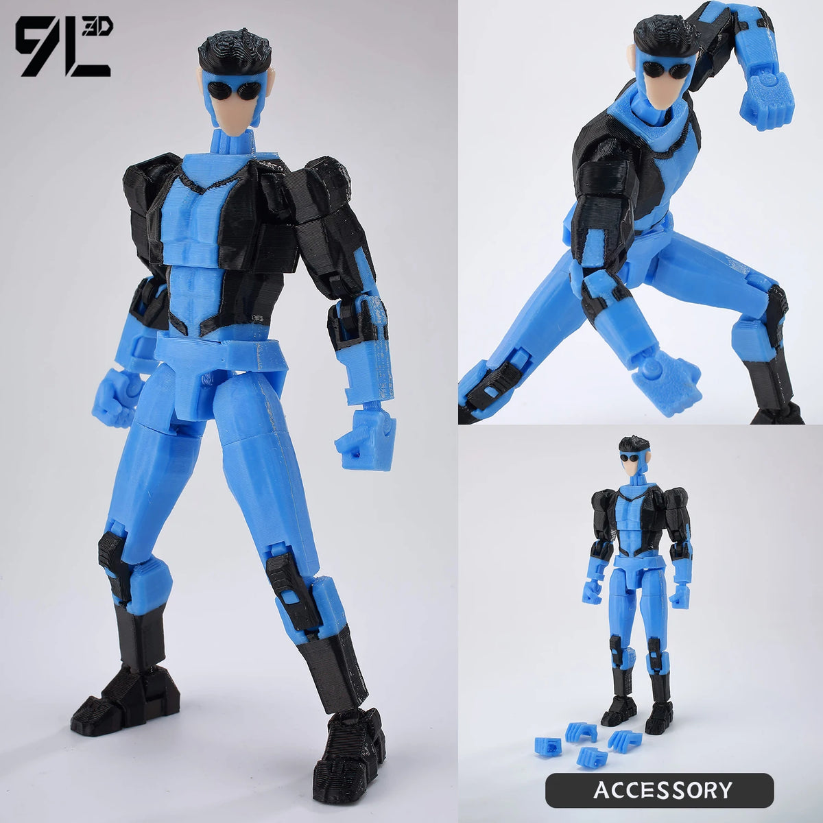 Mark Grayson Invincible Bulletproof Action Figure – 3D Printed Anime Collectible