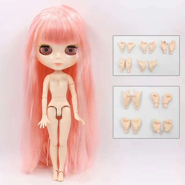 ICY DBS Blyth Doll 30CM BJD – White Skin Shiny & Matte Face Special