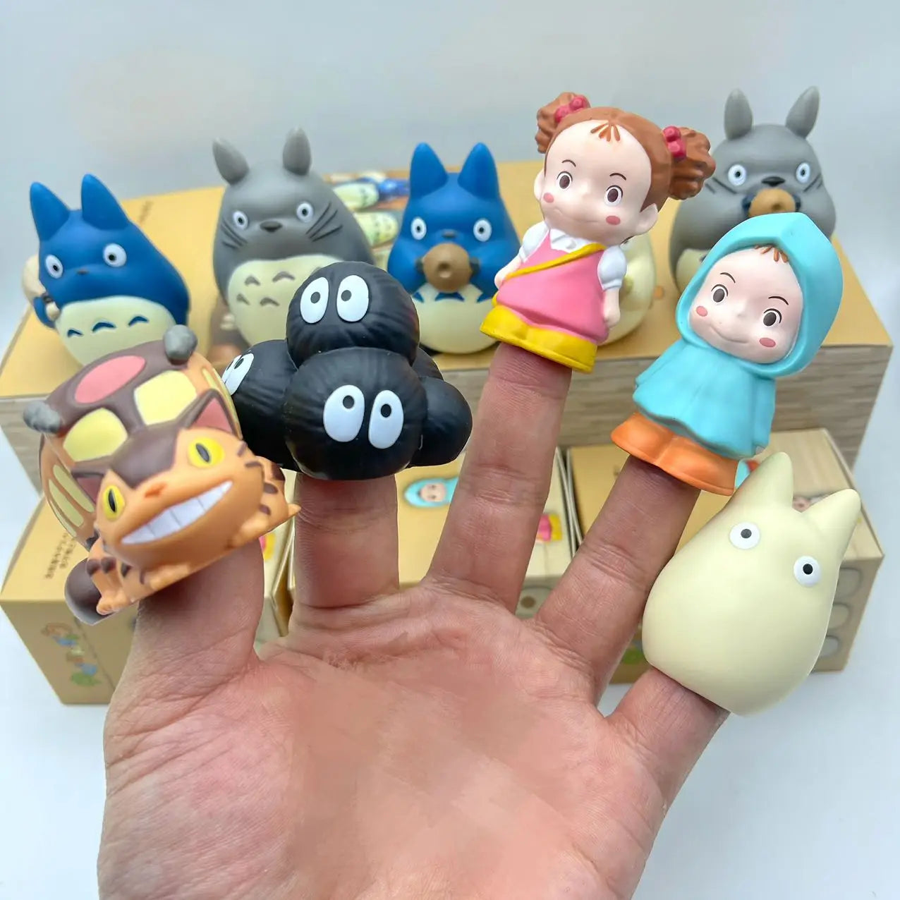 Hot New Anime Cartoon Peripheral Blind Box Trendy Toy Figurine Office Desk Bedroom Bedside Table Decor Students Birthday Gifts