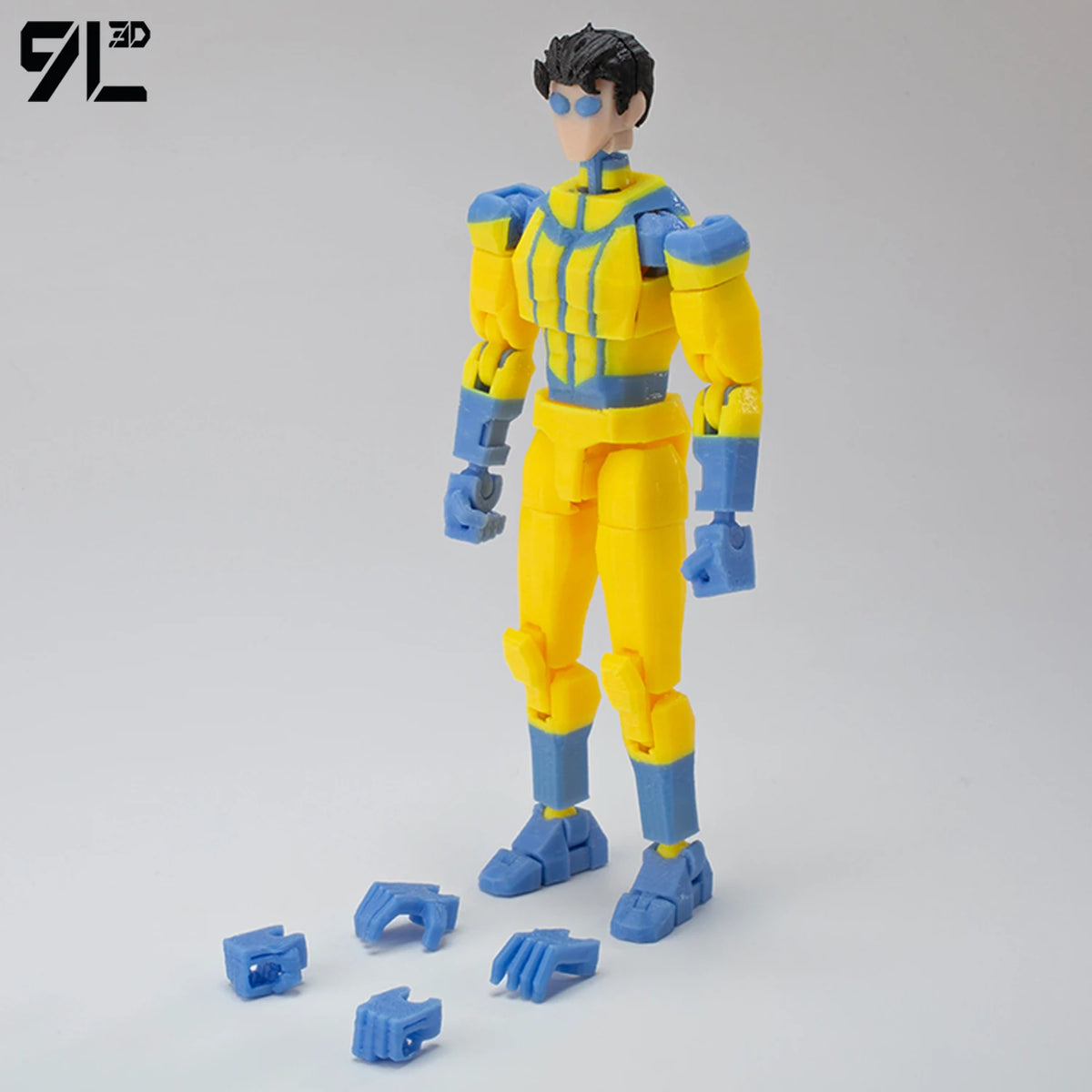 Mark Grayson Invincible Bulletproof Action Figure – 3D Printed Anime Collectible
