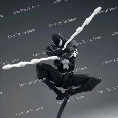 Original Mess Toys Spider-Man Symbiote Suit & Scarlet Spider Anime Action Figures - Collectible Gift Set