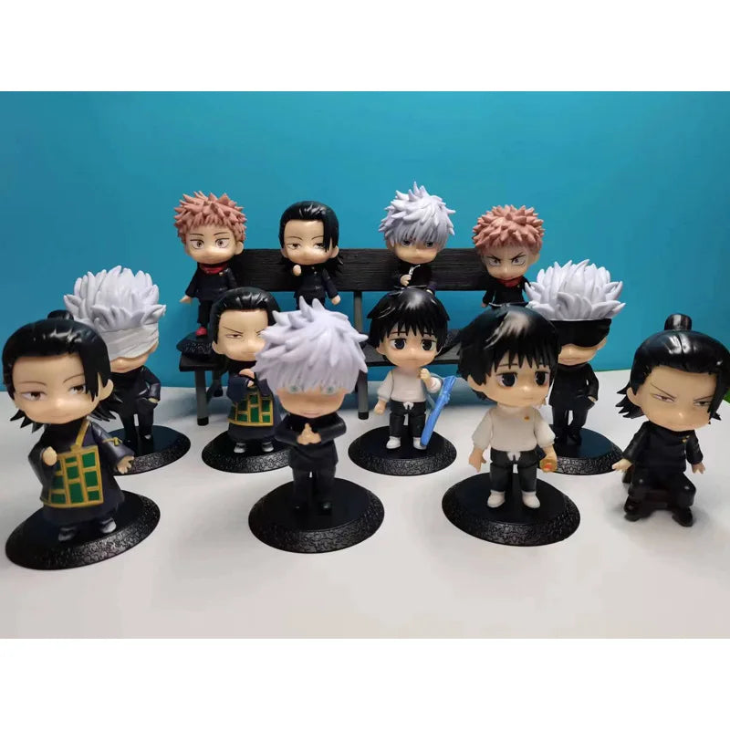 Jujutsu Kaisen Mini Figure Set – 12pcs PVC Anime Figures 10cm Collection