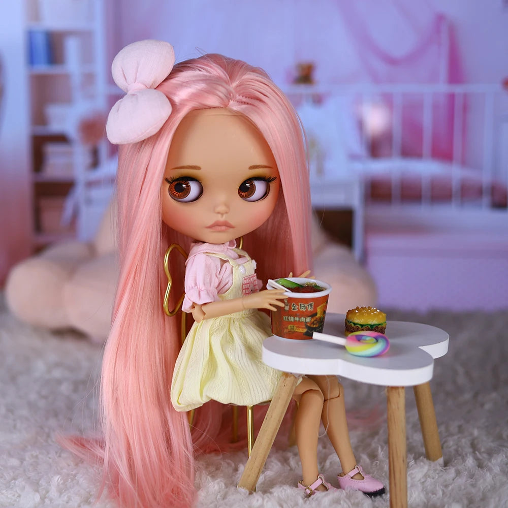 ICY DBS Blyth Doll 30CM BJD – Brown Skin Matte Face Anime Girl