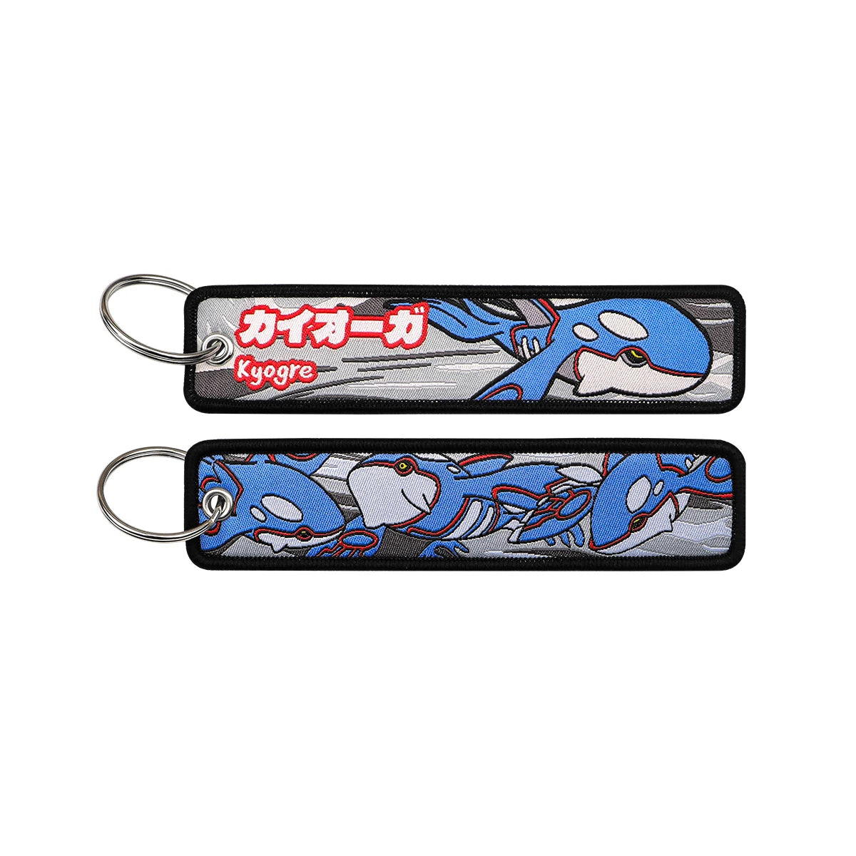 Japanese Anime Elf Monsters Keychain for Cars Backpack Key Holders Embroidery Keyrings Key Tag Jet Tag Accessories Gifts 1pcs