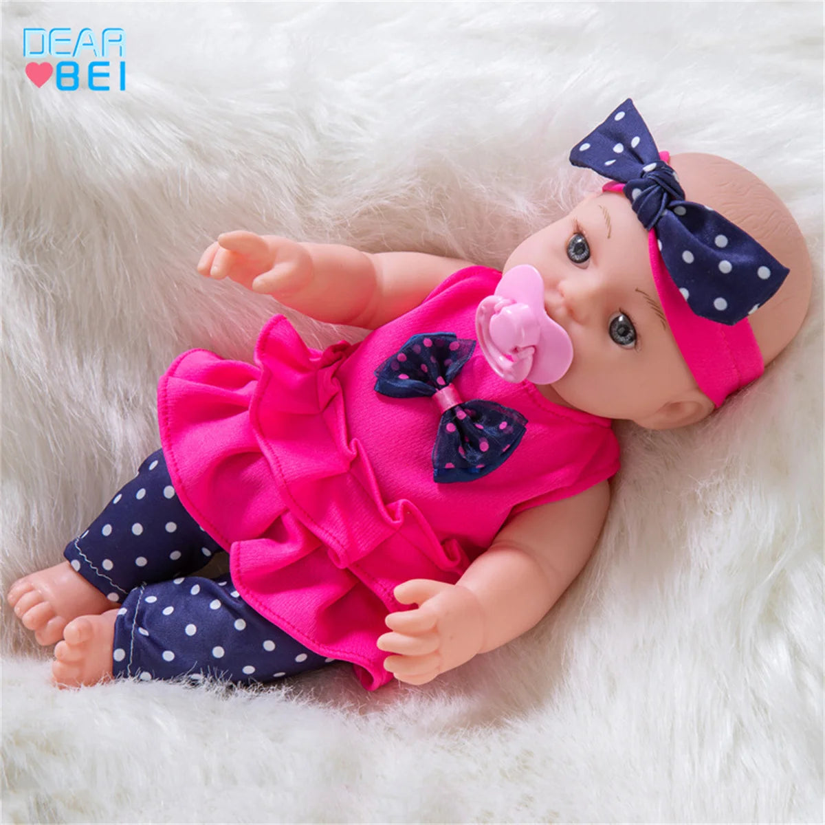 Soft Vinyl Baby Comfort Doll – Sit & Stand Poseable Children's Toy