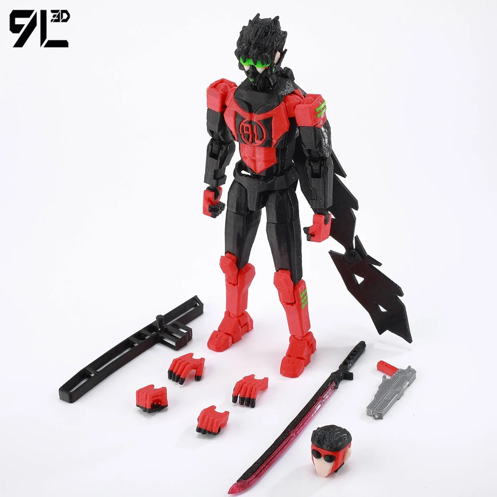 Mark Grayson Invincible Bulletproof Action Figure – 3D Printed Anime Collectible
