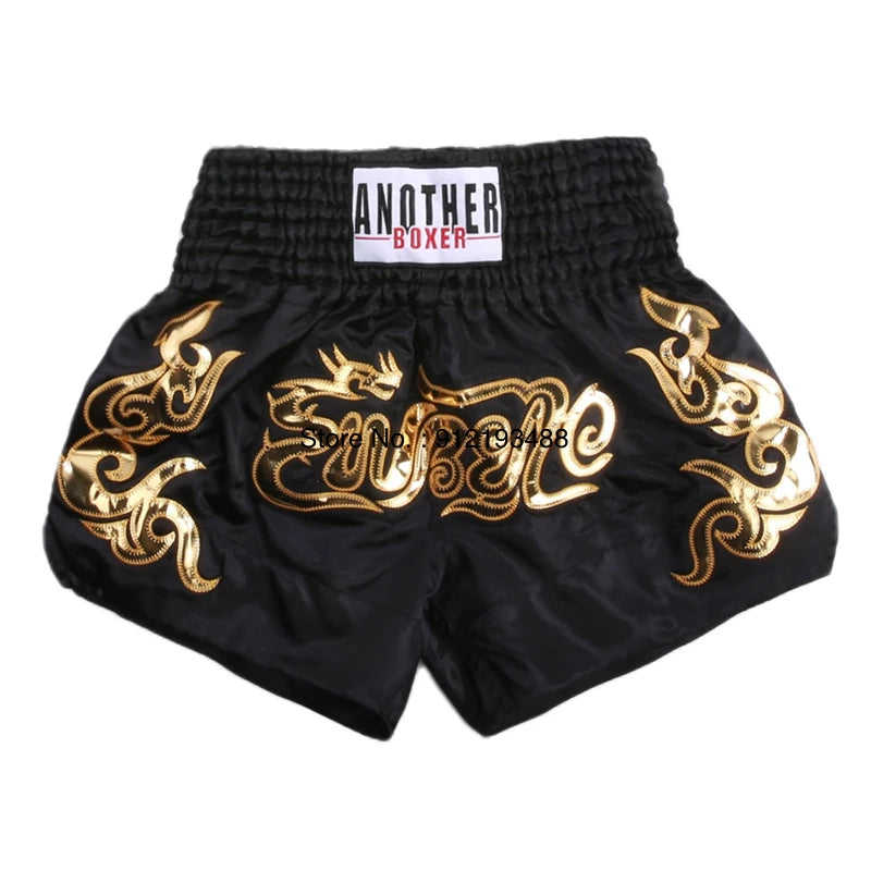 Muay Thai Shorts – Embroidered Kickboxing Training Shorts | Men, Women & Kids