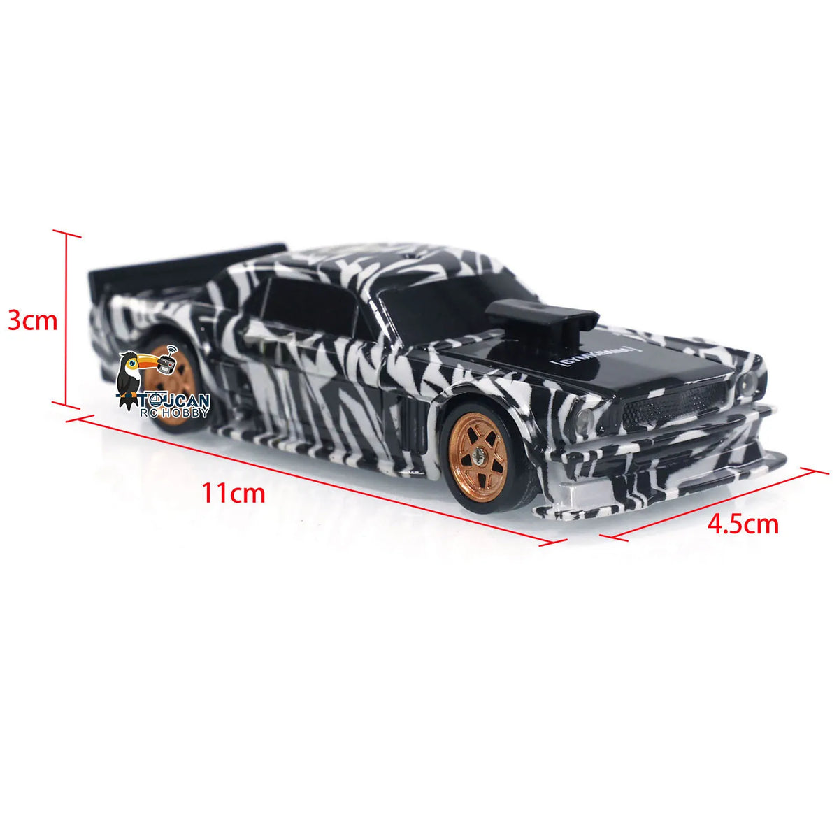 4WD RTR 1/43 RC Drift Car – 2.4G Mini Racing Car with Optional Gyro Stabilizer