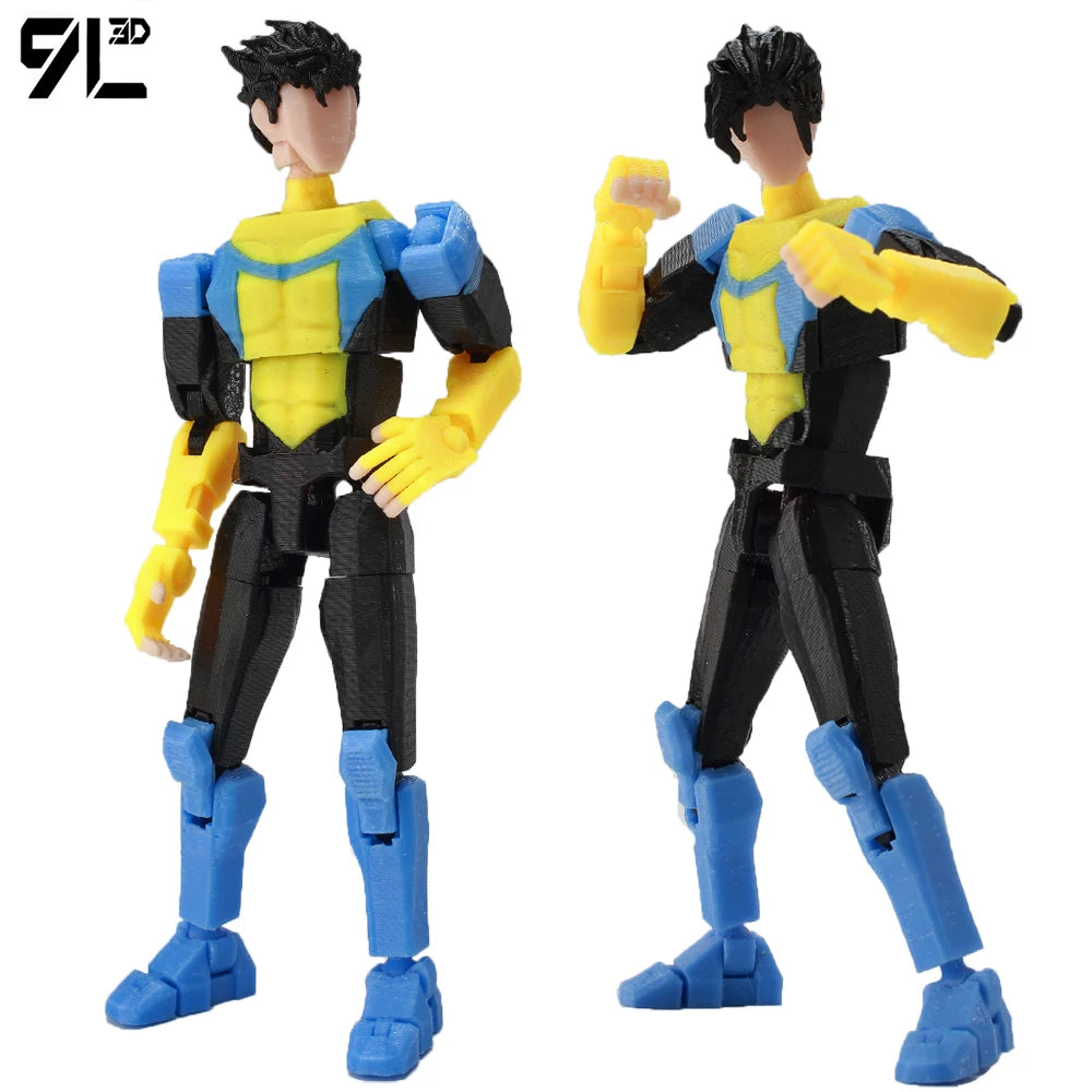 Mark Grayson Invincible Bulletproof Action Figure – 3D Printed Anime Collectible